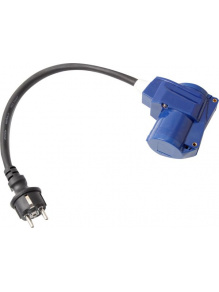 Adapter, Adaptor, Przedłużacz Schuko/CEE 30 cm - Brunner