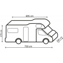 Pokrowiec na kampera Camper Cover AL 6M 700-750 cm - Brunner