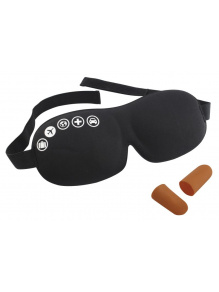 Opaska na oczy z zatyczkami do uszu Eyemask & Earplugs Foam - TravelSafe
