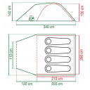 Namiot turystyczny dla 4 osób Kobuk Valley 4 Plus - Coleman
