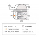 Namiot turystyczny 2 osobowy Tay 200 - Vango