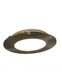 Lazlo recessed LED spot touch switch br.steel - Haba