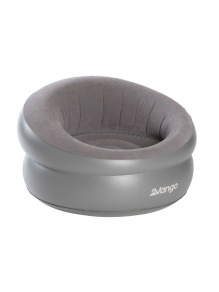 Fotel dmuchany Inflatable Donut Flocked Grey - Vango