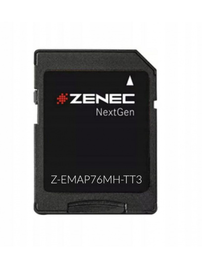 Karta microSD nawigacji do stacji mutlimedialnej Z-E3776, Z-N975 3 LATA - Zenec