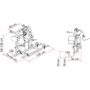 Bagażnik rowerowy Carry-Bike Motor 12 V Lift 77 - Fiamma